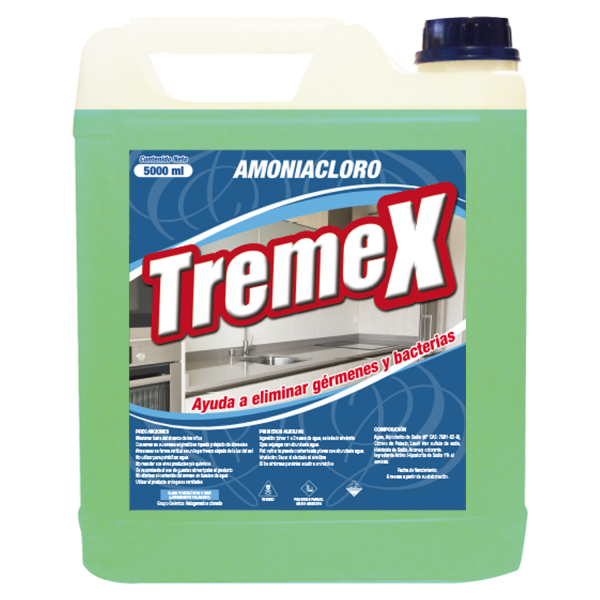 LIMPIADOR LIQUIDO DESINF TREMEX AMONIACLORO *5000 ML