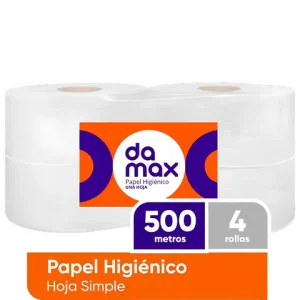 PAPEL HIGIENICO DAMAX 4X500 MTS.