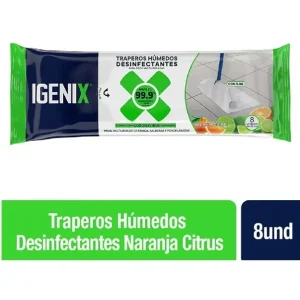 Trapero Piso Desinfectante Igenix Naranja x8 un.