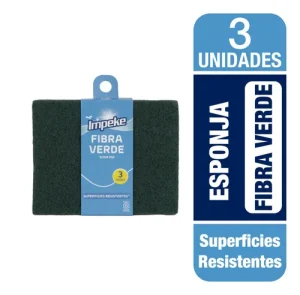 ESPONJA FIBRA X3 IMPEKE