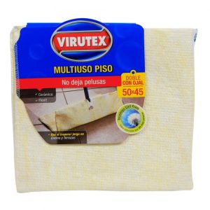 TRAPERO ALGODON DOBLE CON OJAL 45X50 CLASICA (AMARILLO)