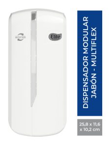 DISPENSADOR JABON MULTIFLEX BLANCO NEW