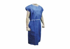 BATA PACIENTE TELA SMS ADULTO AZUL *100 UN (AABATAPA)