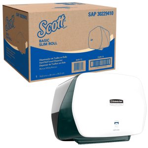 DISPENSADOR TOALLA SCOTT BASSIC SLIM ROLL