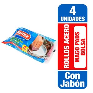 MAGO PADS C/JABON X4 BOLSA - CLASICA VTX