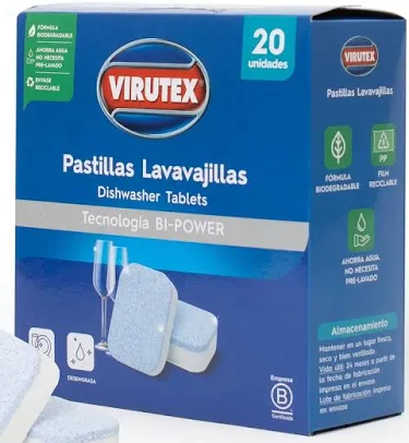 LAVAVAJILLAS PASTILLAS X20 VIRUTEX